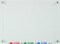 Audio-Visual Direct Frosted Glass Dry-Erase Board Set Includes Hardware & Marker Tray